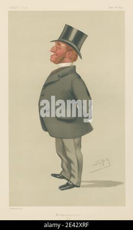 Leslie Matthew 'Spy' ward, 1851â € "1922, Briten, Politiker - Vanity Fair. „Montgomeryshire“. Herr Charles Watkin Williams-Wynn. 28 1879. Juni 1879. Chromolithographie. Stockfoto