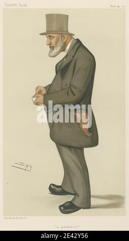 Leslie Matthew 'Spy' ward, 1851â € "1922, britische, Vanity Fair: Lehrer und Schulleiter; 'EIN Professor', Herr James Edwin Thorold Rogers, 29. März 1884, 1884. Chromolithographie. Stockfoto