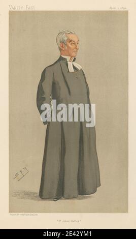 Leslie Matthew 'Spy' ward, 1851â € "1922, britische, Vanity Fair: Lehrer und Schulleiter; 'S t. John's, Oxford', der Präsident des St. John's College, Oxford, Dr. J. Bellamy, 1. April 1893 (B197914.1132), 1893. Chromolithographie. Stockfoto