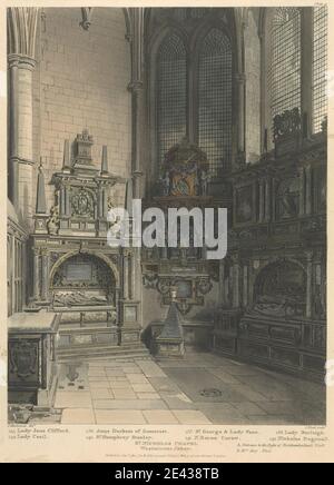 John Bluck, aktiv 1791â € "1831, British, St. Nicholas Chapel Westminster Abbey, 1812. Stockfoto