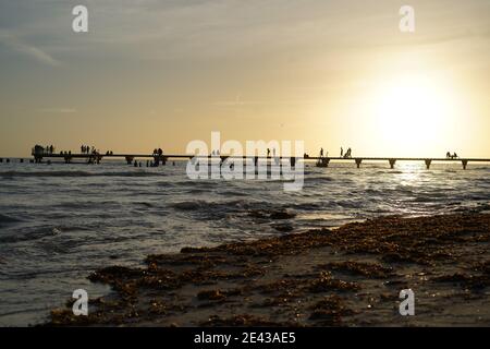 Sonnenuntergang in Key West Florida Stockfoto