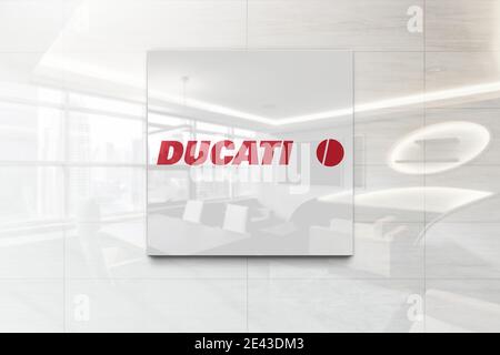 ducati-Logo Stockfoto