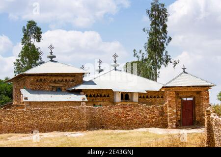 Kirche in Monastry Debre Damo in Tigray Region, Äthiopien, Afrika Stockfoto