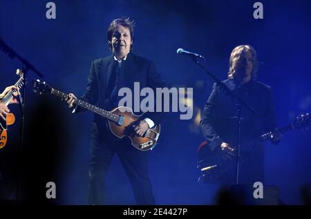 Sir Paul McCartney tritt am 18. April 2009 beim Coachella Valley Music and Arts Festival 2009 in Indio, CA, USA, auf. Foto von Lionel Hahn/ABACAPRESS.COM Stockfoto