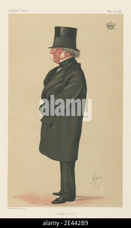 Carlo Pellegrini, 1839â € "1889, Italienisch, Vanity Fair: Literarisch; "EIN edler Schriftsteller", Philip-Henry Stanhope, 23. Mai 1874, 1874. Chromolithographie. Stockfoto