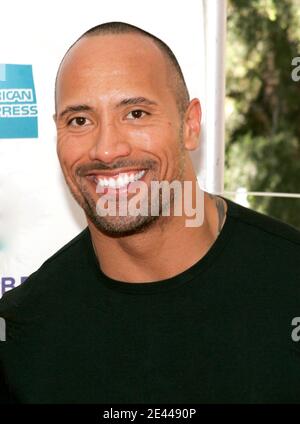 Produzentin Dwayne Johnson posiert bei der Premiere von 'Racing Dreams' während des Tribeca Film Festivals 2009, am 25. April 2009 im SVA Theater in New York City, NY, USA. Foto von Donna ward/ABACAPRESS.COM Stockfoto