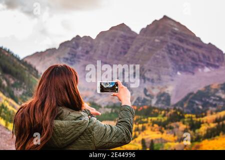 USA Maroon Bells Wilderness Editorial Stockfoto