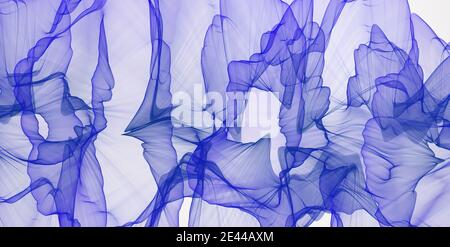 Vom Computer generierter abstrakter Hintergrund. Zufallsraucheffekt vollständiges Bildmuster Stockfoto