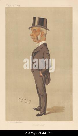 Leslie Matthew 'Spy' ward, 1851â € "1922, britische, Vanity Fair: Legal; 'North Norfolk', Herbert Hardy Cozens-Hardy, April 13, 1893, 1893. Chromolithographie. Stockfoto