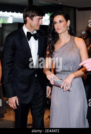 Demi Moore und Ashton Kutcher nehmen am 9. Mai 2009 am White House Correspondenten Dinner im Hilton Hotel in Washington, DC Teil. USA. Foto von Olivier Douliery/ABACAPRESS.COM Stockfoto