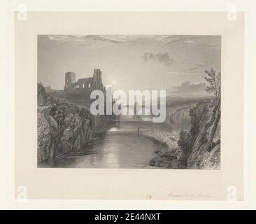 Robert Wallis, 1794â € "1878, Briten, Barnard Castle, Durham, 1827-1838. Gravierer-Proof. Stockfoto