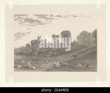 William Radclyffe, 1780â € "1855, Briten, Ashby de la Zouch, Leicestershire, 1832. Ätzen öffnen. Stockfoto