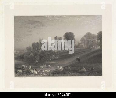 William Radclyffe, 1780â € "1855, Briten, Ashby de la Zouch, Leicestershire, 1832. Liniengravur, erster veröffentlichter Zustand. Stockfoto