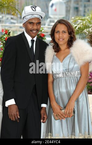 Der Schauspieler Rowan McNamara und die Schauspielerin Marissa Gibson nehmen am 16. Mai 2009 an einem 'Samson and Delilah' Fotocall Teil, der im Palais des Festivals während der 62. Internationalen Filmfestspiele von Cannes in Cannes, Frankreich, stattfand. Foto von Nebinger-Orban/ABACAPRESS.COM Stockfoto