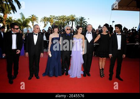 Rossy De Palma, Pedro Almodovar, Penelope Cruz, Lluis Homar bei der Vorführung von 'Los Abrazos Rotos' während der 62. Filmfestspiele von Cannes am 19. Mai 2009 in Cannes, Frankreich. Foto von Lionel Hahn/ABACAPRESS.COM Stockfoto