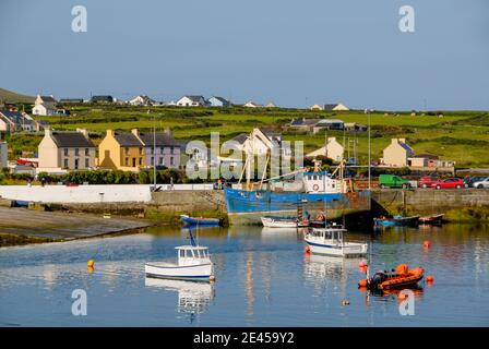 Hafen von Portmagee in Kerry, Irland Stockfoto