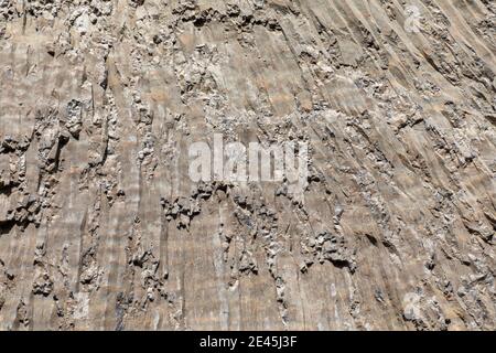 Nahaufnahme einer Felsstruktur, Yellowstone National Park Stockfoto