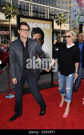 Jim Carrey und Jenny McCarthy bei der Premiere von 'The Hangover' am 2. Juni 2009 im Chinese Theatre in Hollywood, Los Angeles, CA, USA. Foto von Lionel Hahn/ABACAPRESS.COM Stockfoto