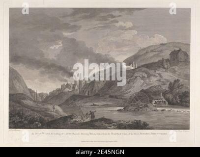 Wilson Lowry, 1762â € "1824, Briten, ein Eisen Arbeit für Casting von Cannon, 1788. Gravur. Stockfoto