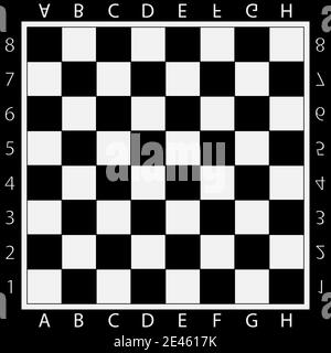 Chess Table Online Spiel App Konzept, Strategiespiel Vector Stock Vektor