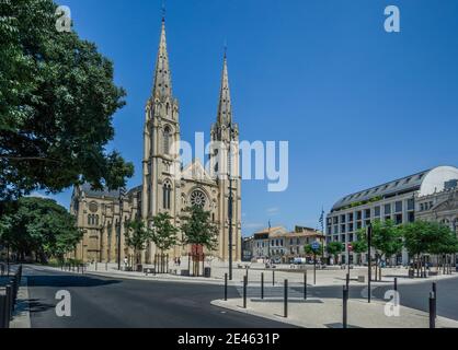 Neugotische Kirche Saint-Baudile in Nimes, Gard Abteilung Okzitanien Region Südfrankreich Stockfoto