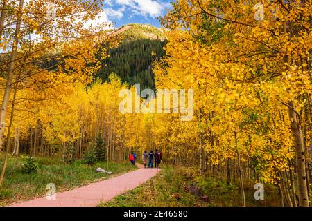 USA Maroon Bells Wilderness Editorial Stockfoto