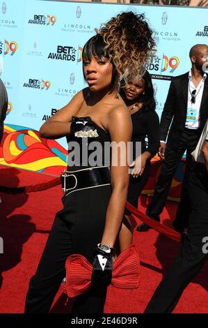 Lil Mama bei den 2009 BET Awards, die am 28. Juni 2009 im Shrine Auditorium in Los Angeles, CA, USA, verliehen wurden. Foto von Lionel Hahn/ABACAPRESS.COM Stockfoto