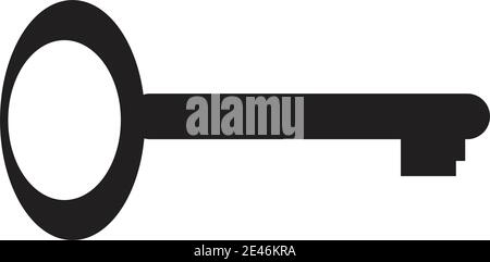 Key Symbol Vektor illustration Design Template Stock Vektor