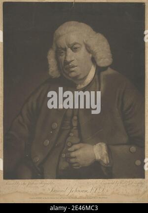 William Doughty, 1757â € "1782, Briten, Samuel Johnson, 1779. Mezzotint. Stockfoto