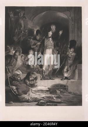 John Burnett, 1784–1868, Brite, Sir David Baird entdeckt den Körper von Tipu Sultan, 1843. Mezzotint, veröffentlichter Status. Public Domain Stockfoto