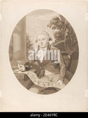 Thomas Ryder, 1746–1810, Irisch, Henry Bunbury, Esq, 1789. Stichgravur. Public Domain Stockfoto