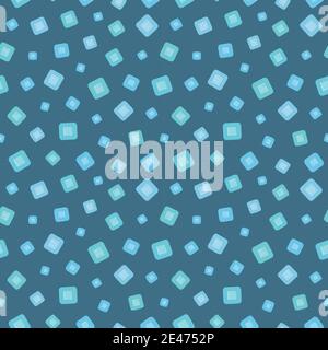 Strukturiertes geometrisches Quadrat Vektor 3D Hintergrund wiederholen. Geometrisches Design Mit Schatteneffekt. Nahaufnahme, Alles Wiederholen. Inneneinrichtung, Inneneinrichtung, Inneneinrichtung. Vektor EPS 10 Kachel. Stock Vektor