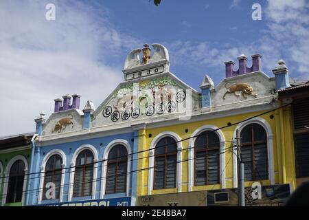 Heritage Kolonialhaus in Perak, Malaysia Stockfoto