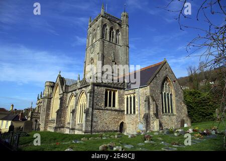 St. John the Baptist Church, Axbridge, Somerset, England Stockfoto