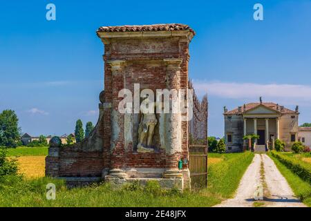 Italien Venetien Vancimuglio - Villa Chiericati Porto Rigo Von Andrea Palladio Stockfoto