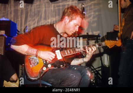 Godspeed You! Black Emperor A.T.P April 2000, Camber Sands, Rye, West Sussex, England, Vereinigtes Königreich. Stockfoto