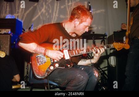 Godspeed You! Black Emperor A.T.P April 2000, Camber Sands, Rye, West Sussex, England, Vereinigtes Königreich. Stockfoto