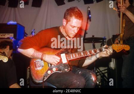 Godspeed You! Black Emperor A.T.P April 2000, Camber Sands, Rye, West Sussex, England, Vereinigtes Königreich. Stockfoto