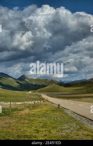 Unglaubliches Bergpanorama am Albulapass in der Schweiz 12.8.2020 Stockfoto