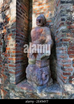 Legende, Legende, Steinerene Mann, der Steinerne Mann, Stoinernen Ma, D'Stoinerne Ma, der Stoinerne Mo, Stadtmauer, Stadtmauer, Schwedenstiege, Sehenswürdigkeit, historischer Ort von Interesse, Ort von Denkmal, Denkmal, Denkmalschutz, aufgeführt, historische Altstadt, Altstadt Stockfoto