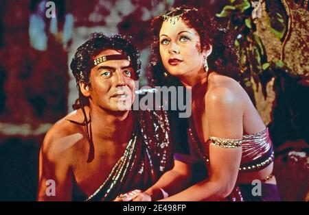SAMSON UND DELILAH 1949 Paramount Pictures Film mit Hedy Lamarr Und Victor Mature Stockfoto