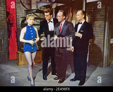 SAY ONE FOR ME 1959 20th Century Fox Film mit von links: Debbie Reynolds, Robert Wagner, Bing Crosby, Ray Walston Stockfoto