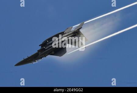 F15 Adler trifft den G-Punkt Stockfoto