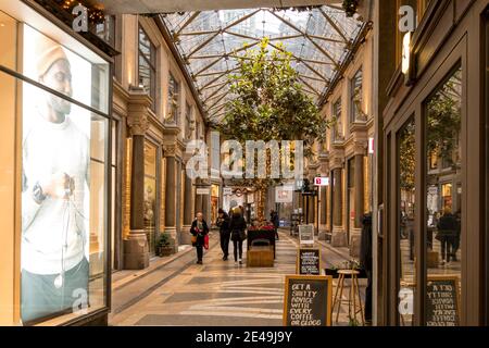 Kopenhagen, Dänemark - 12 Dez 2020: Jorcks Passage in Kopenhagen Stockfoto