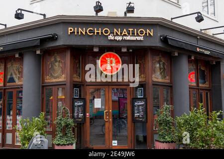 Kopenhagen, Dänemark - 12. Dez 2020: Das Logo der Pincco Nation in Kopenhagen Stockfoto