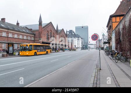 Kopenhagen, Dänemark - 12 Dez 2020: Hauptbahnhof Kopenhagen Stockfoto