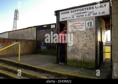 11/02/2006 Hereford United 1 Halifax Town 0, Edgar Street. Konferenz. Stockfoto