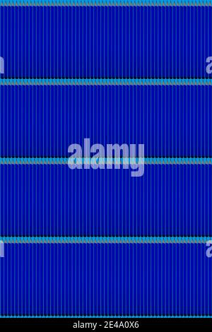 Muster aus dunkelblauen Bleistiften auf blauem Hintergrund Stockfoto
