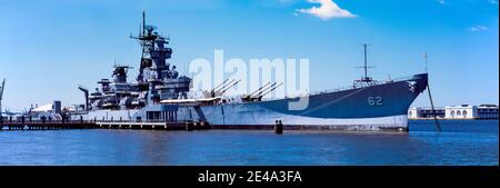 USS New Jersey Schlachtschiff, Camden, New Jersey, USA Stockfoto