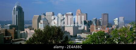 Wolkenkratzer in einer Stadt, Cincinnati, Ohio, USA Stockfoto